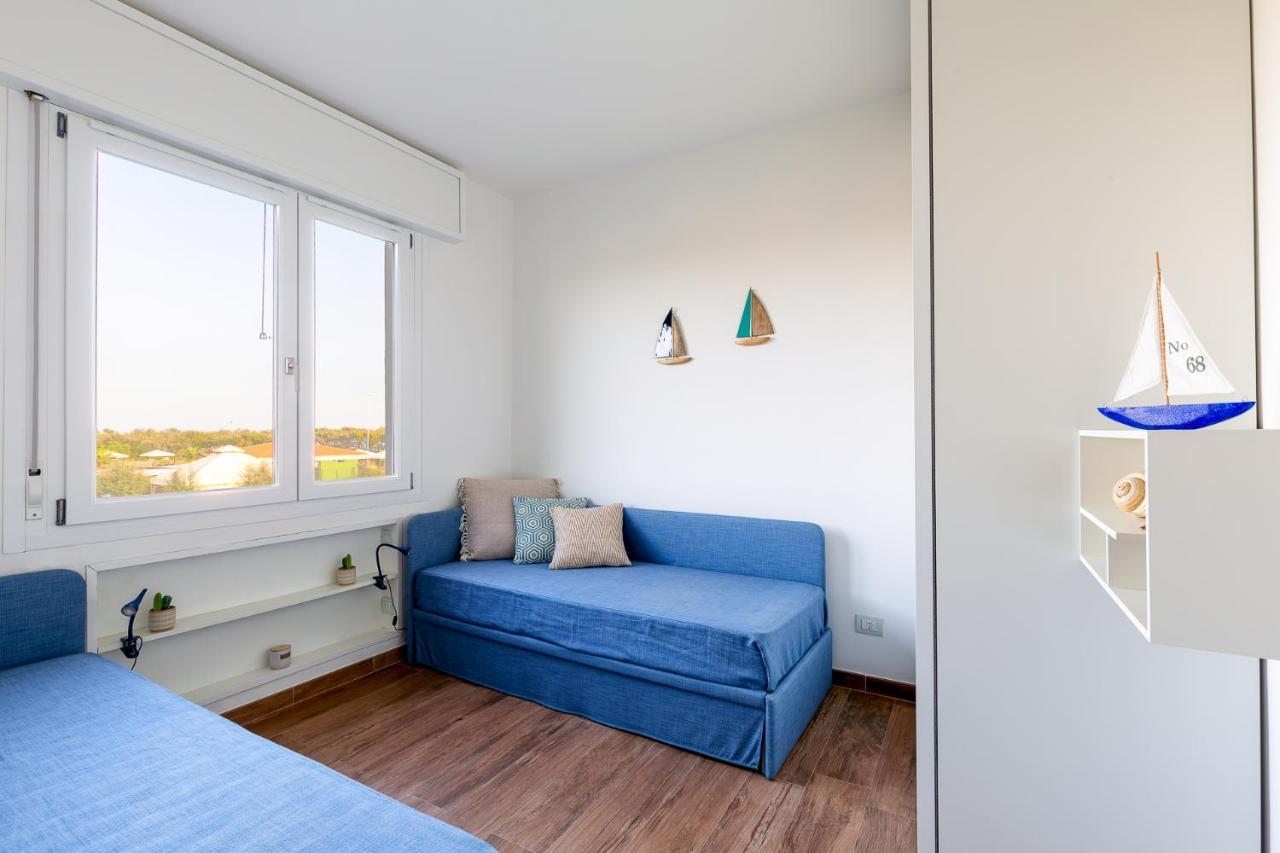 Panoramic Sea House Apartment Sottomarina Bagian luar foto